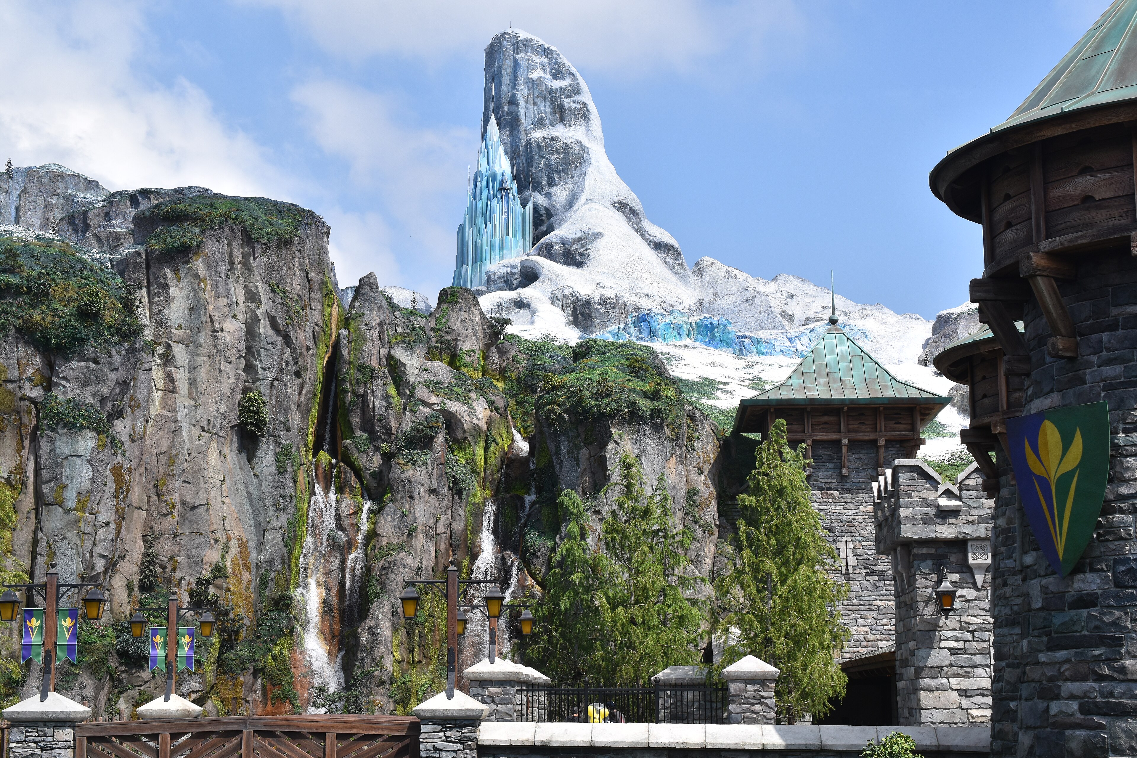 Frozen Kingdom exterior in Fantasy Springs at Tokyo DisneySea