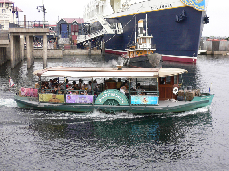 DisneySea Transit Steamer Line boat at Tokyo DisneySea
