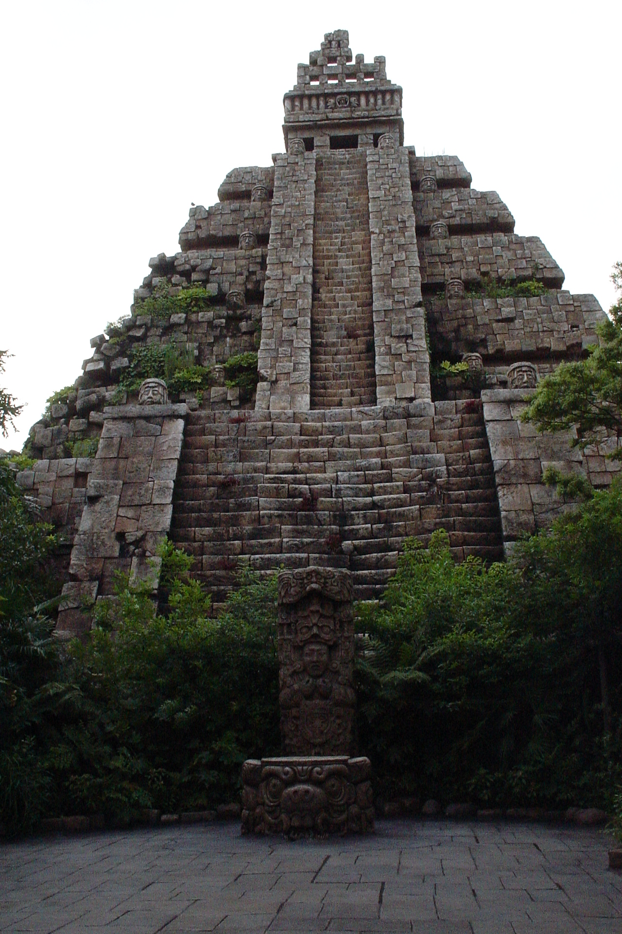 Entrance to the Temple of the Crystal Skull at Tokyo DisneySea’s Lost River Delta